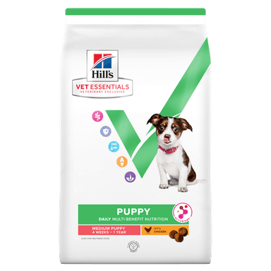 Hill's Vet Essentials Multicare Growth ActiveBiome+ Medium Puppy Chicken