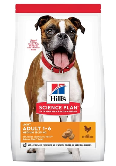 Hill's Science Plan Hund Light Vuxen Medium Kyckling