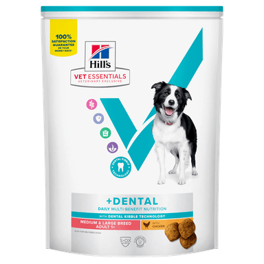 Hill's Vet Essentials Canine Adult 1+ Dental Medium & Large Chicken
