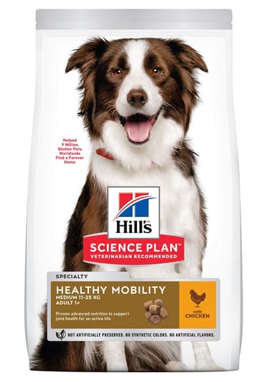 Hill's Science Plan Hund Healthy Mobility Medium Vuxen Kyckling