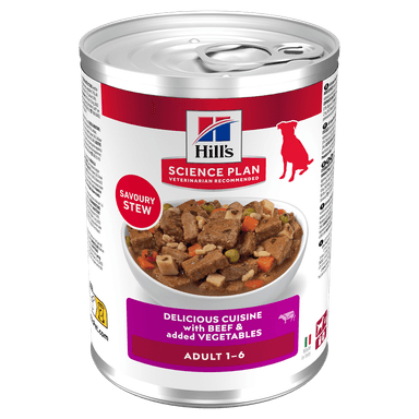 Hill's Science Plan Canine Adult Stew Beef & Vegetables