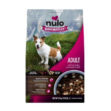 Nulo Raw Medley Dog Small Breed Adult Fresh Turkey, Sweet Potato & Duck
