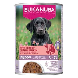 Eukanuba Dog Wet Puppy Beef with Pumpkin Våtfoder till Valp