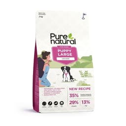 Purenatural Dog Puppy Large Chicken Torrfoder till Valp
