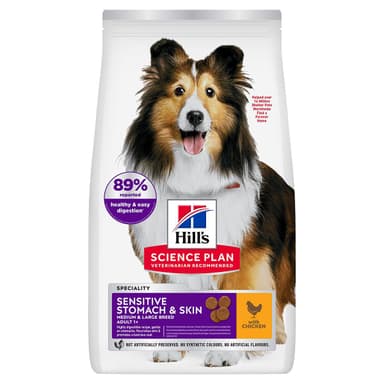 Hill's Science Plan Dog Adult Sensitive Stomach & Skin Medium Chicken