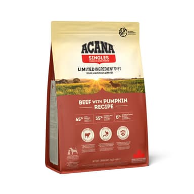 Acana Singles Dog Adult Grain Free Beef with Pumpkin