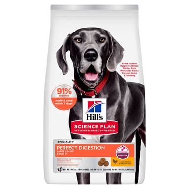 Hill's Science Plan Dog Adult 1+ Large Breed Perfect Digestion Chicken & Brown Rice