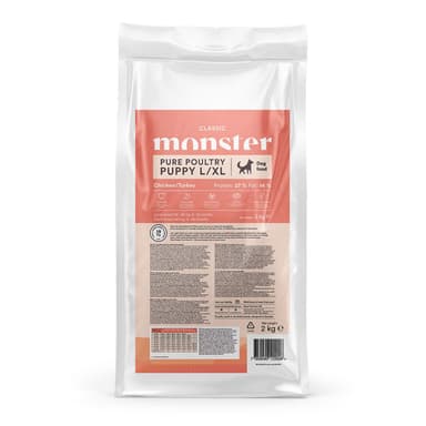 Monster Classic Dog L/XL Puppy Poultry