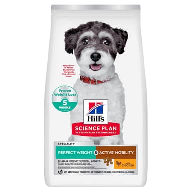 Hill's Science Plan Dog Perfect Weight & Active Mobility Adult Small & Mini with Chicken