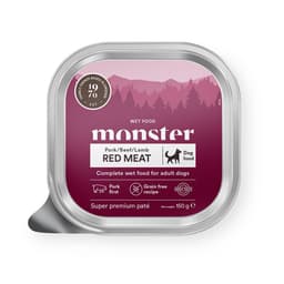 Monster Dog Adult Red Meat Paté Våtfoder till Hund