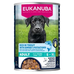 Eukanuba Dog Wet Adult Trout with Sweet Potatoes Våtfoder till Hund